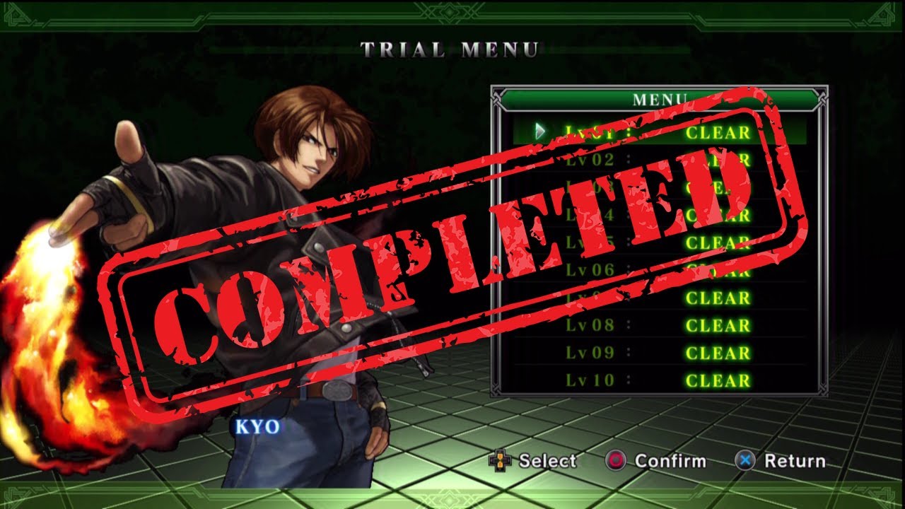 KoF XIII: Kyo Kusanagi trials (unedited)