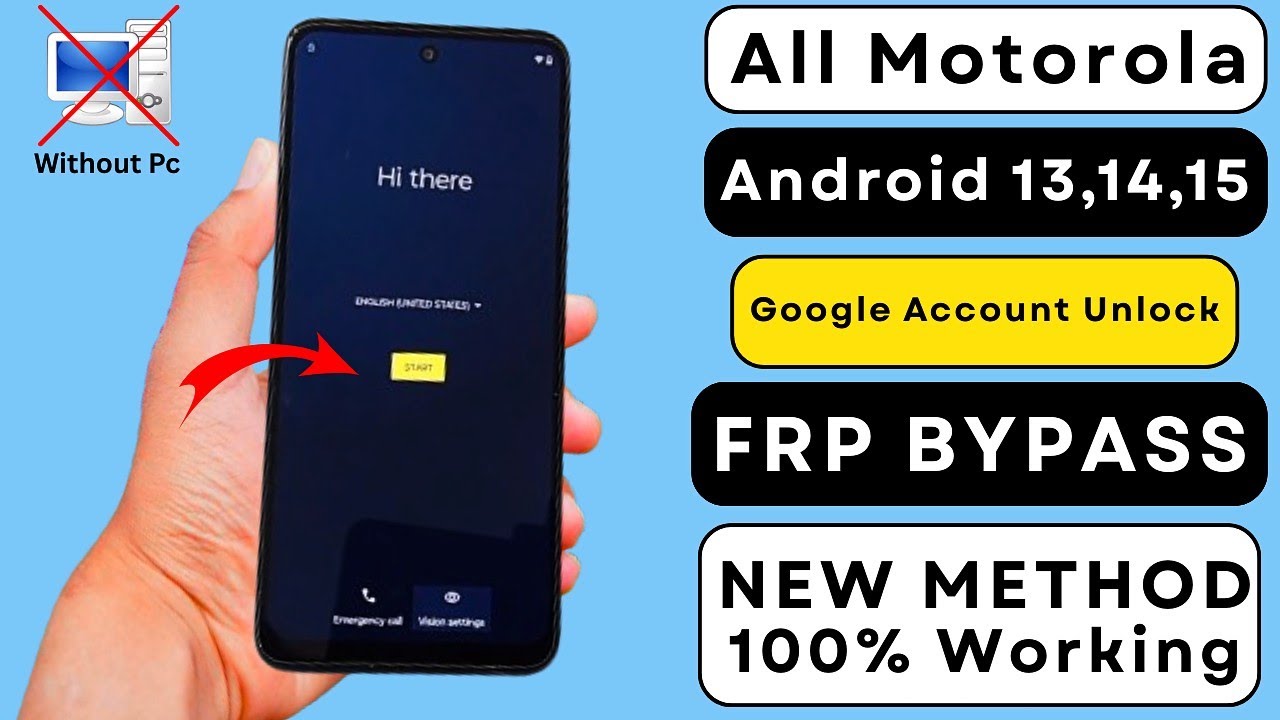 🔥 All Motorola Frp Bypass/Unlock 2025 Without PC ✅ | Remove Google Lock After Reset Android 13/14/15
