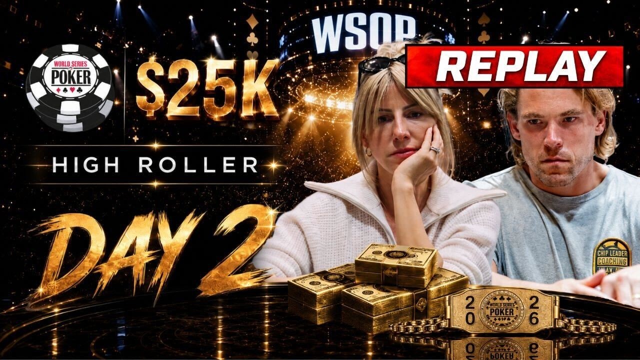 [REPLAY] $25,000 NLH High Roller - Day 2 | World Series of Poker