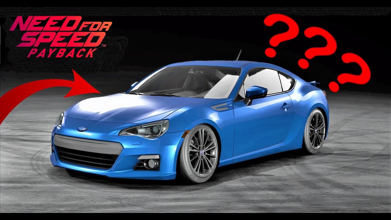 NFS Payback custom Subaru BRZ premium