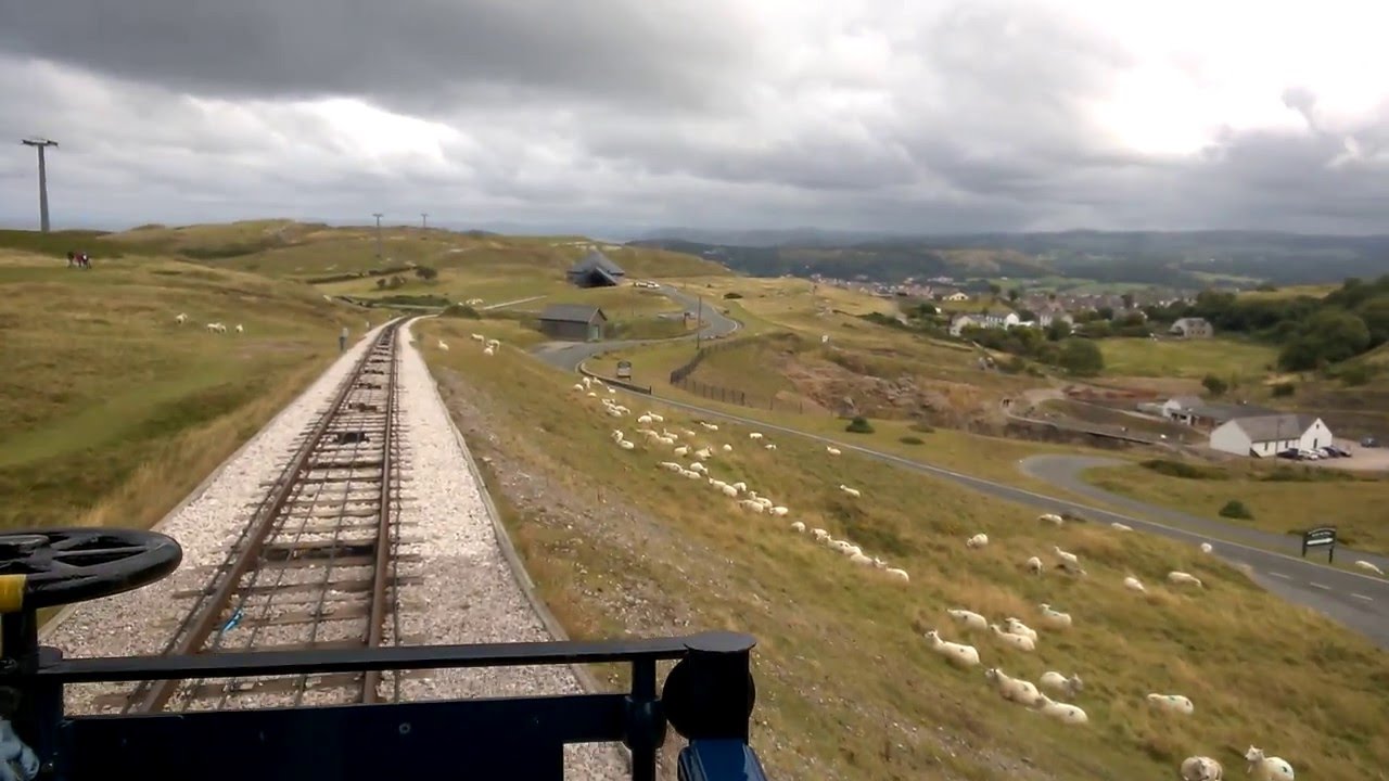 Great Orme Tramway driver's eye view Part 1