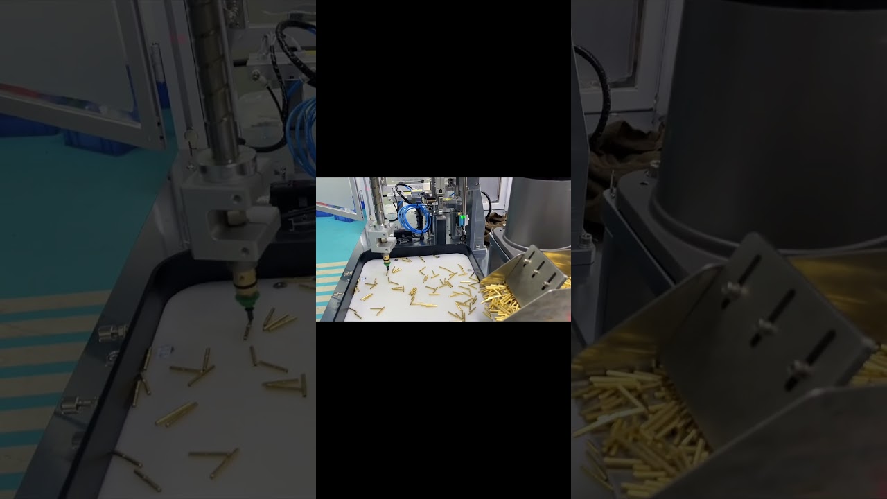 SCARA robot automatic machine | Flexible feeding & sorting system| Pin/Connector sorting robot