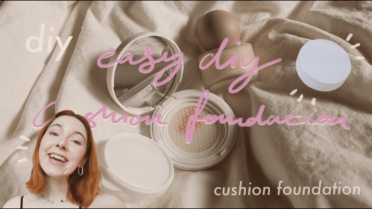 💖EASY DIY cushion foundation💖 custom cushion + doing my makeup with it✨💜 Swedish model in Seoul💜