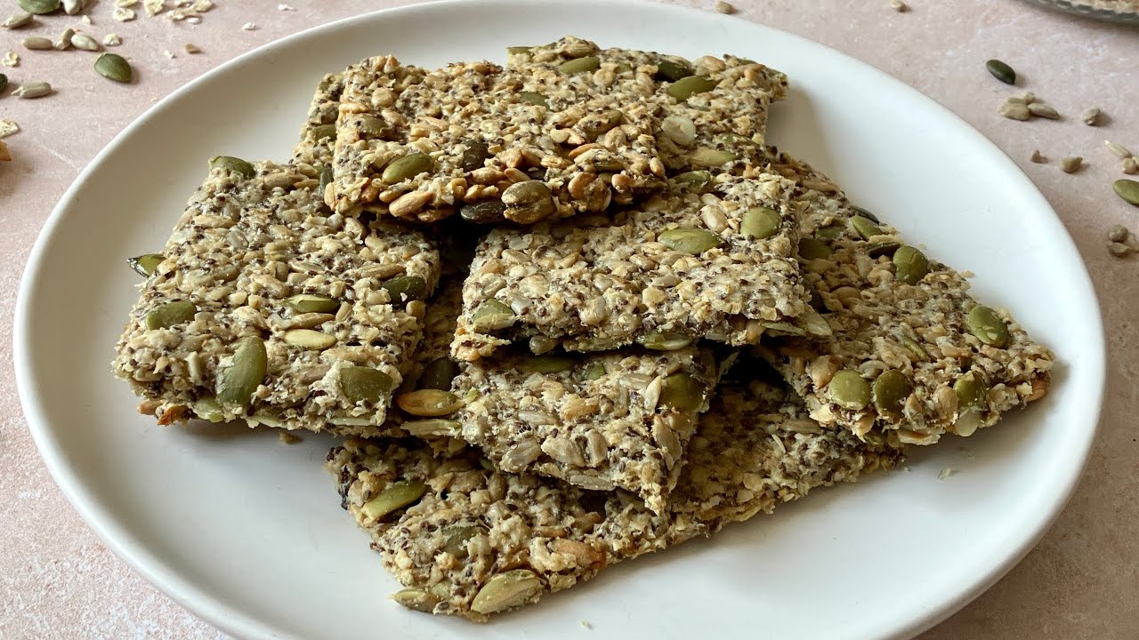 Crackers sans farine, parfaits pour l'apéro !  Crackers recipe