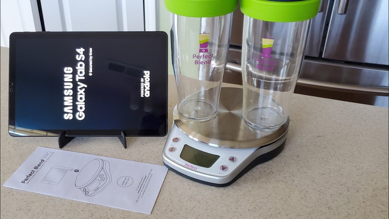 Perfect Blend Pro Scale First Look plus Vitamix Green Smoothie