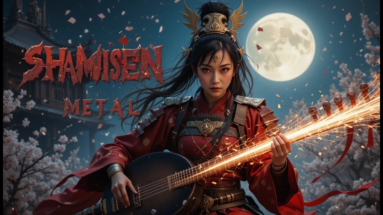 Japanese Shamisen METAL Sky – Japanese Shamisen METAL BGM for Study, Sleep, and Work【和風BGM】