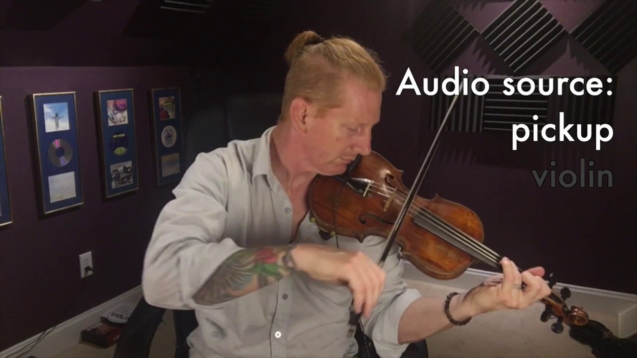 Schertler DYN-V-P48 Violin/Viola Contact Mic Demo