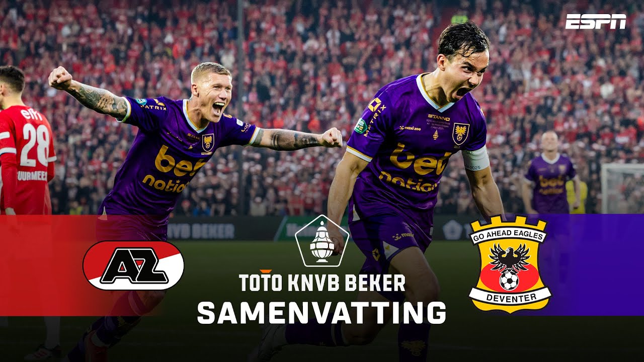🥵 EEN ZINDERENDE BEKERFINALE met UITBLINKENDE KEEPERS 🧤 | Samenvatting AZ - Go Ahead Eagles