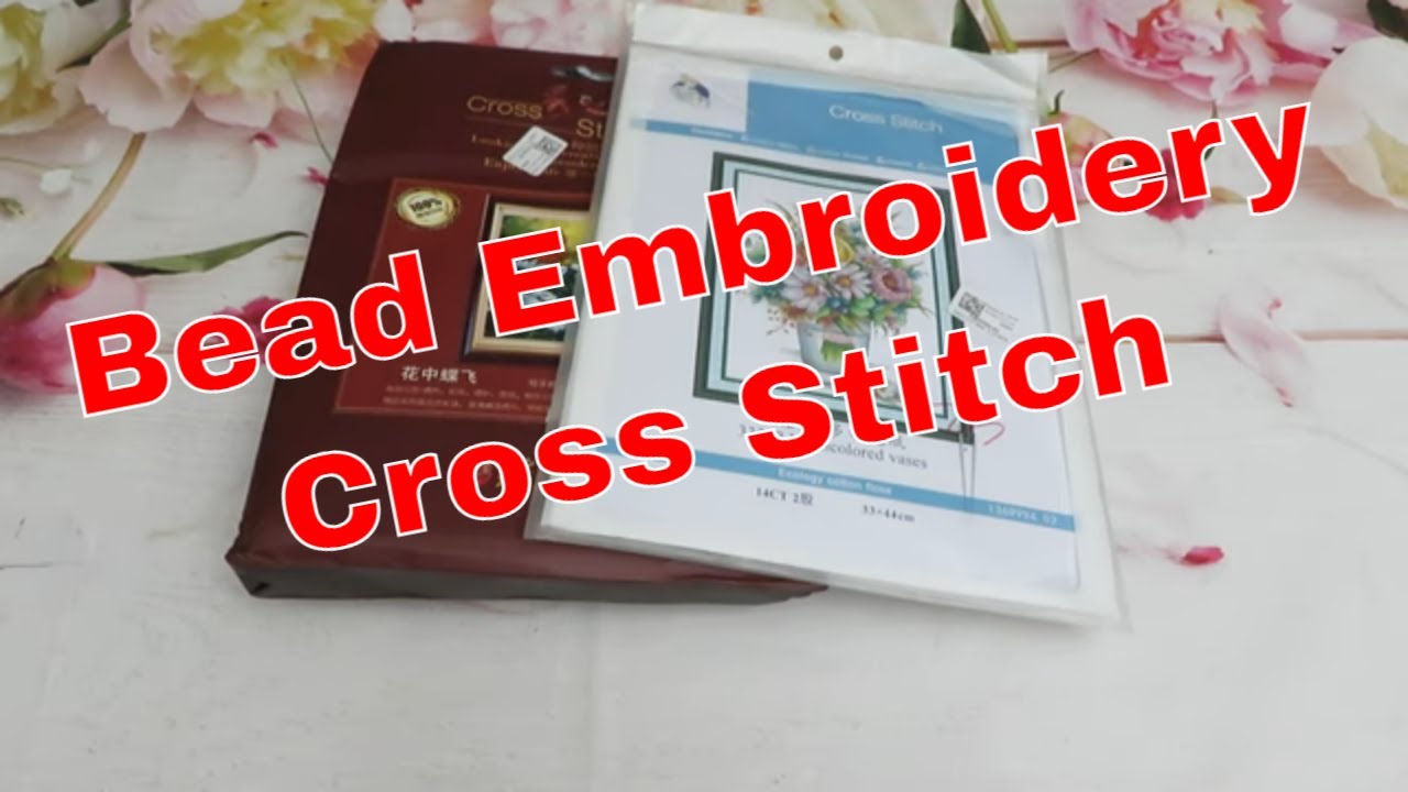 Обзор вышивки бисером и счетным крестом от NewCraftDay #newcraftday #beadembroidery #crossstitch
