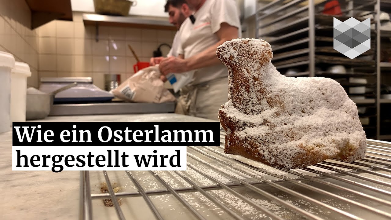 Besuch in der Backstube: So wird ein Osterlamm hergestellt