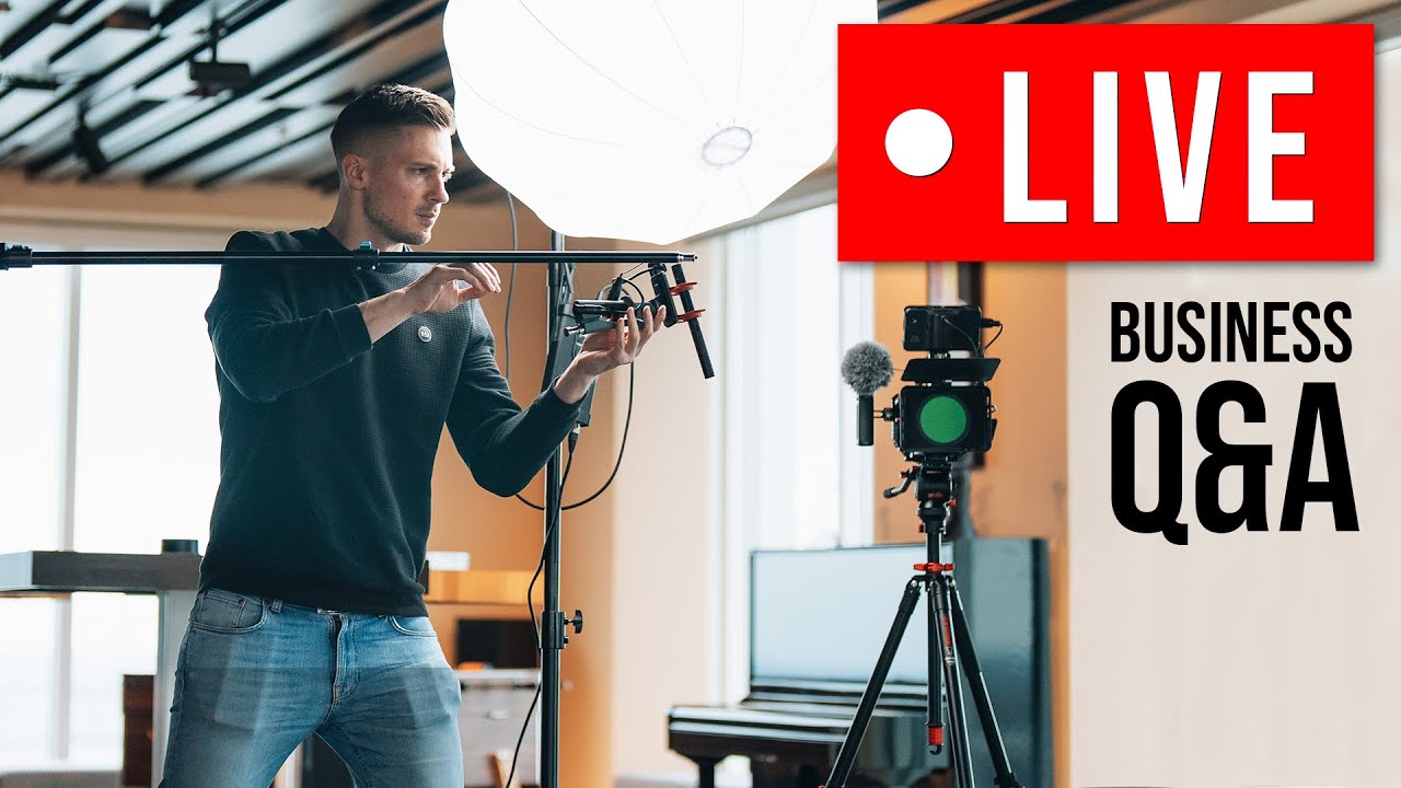🔴 Geld verdienen met video’s maken! // LIVE Business Q&A