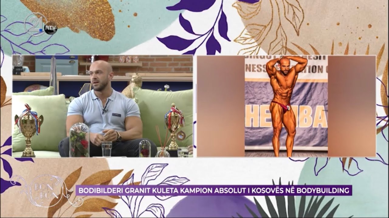 BODYBILDERI GRANIT KULETA KAMPION ABSOLUT I KOSOV&Euml;S N&Euml; BODYBUILDING 21.04.2021