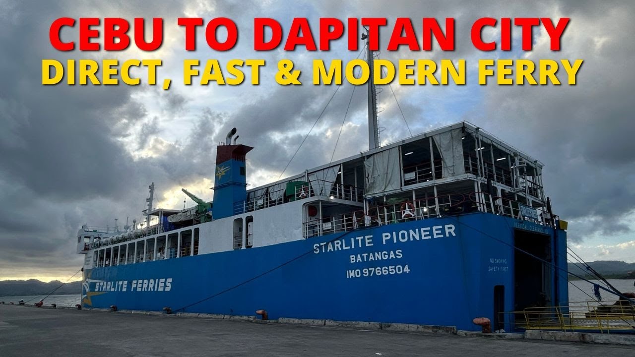 Cebu to Dapitan City Direct Ferry | Starlite Pioneer of Starlite Ferries | Philippines Travel