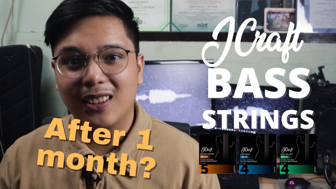 BUDGET BASS STRINGS AFTER 1 MONTH?! | JCraft Bass Strings - Review & Demo - PART II