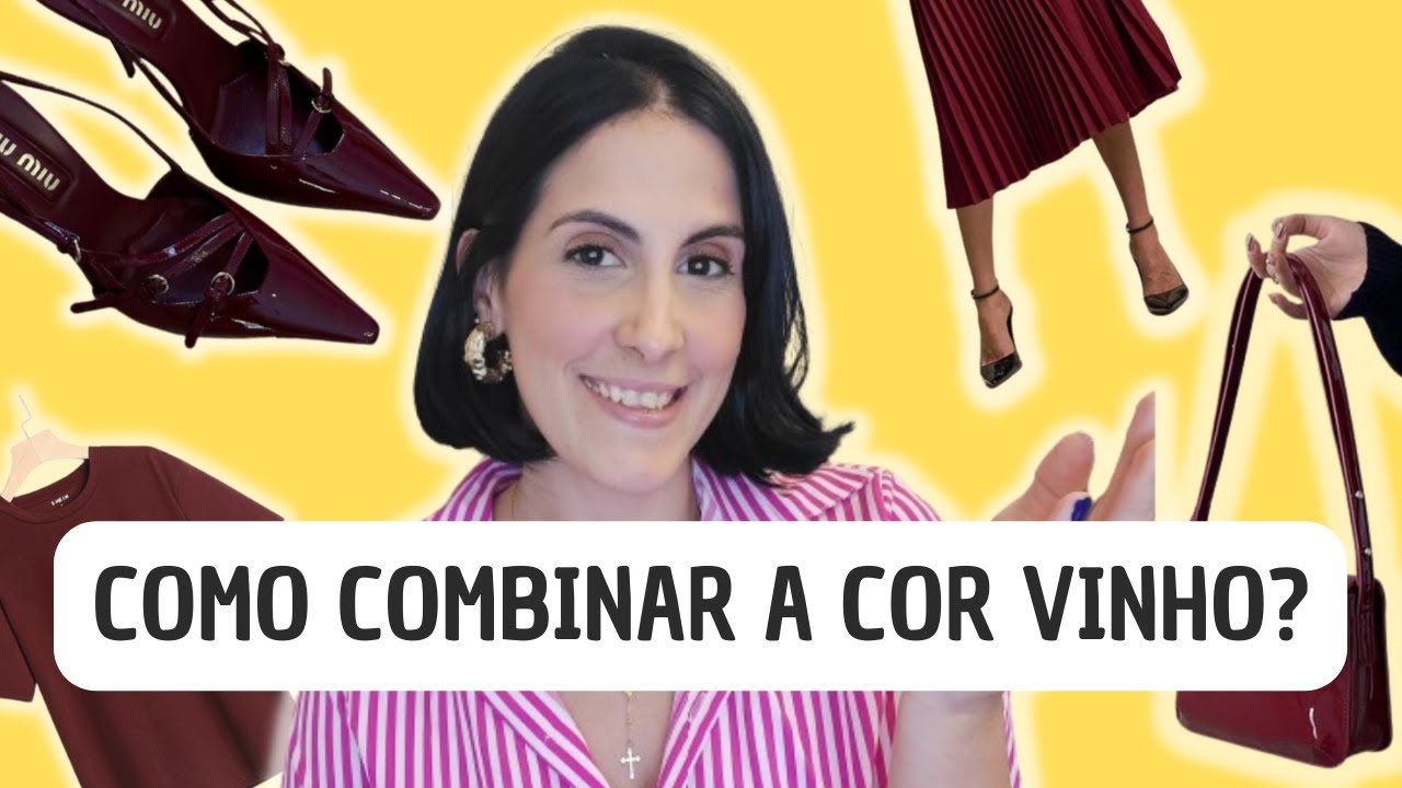 Como Combinar a Cor Vinho ? - Tendência para o Outono Inverno 2024!