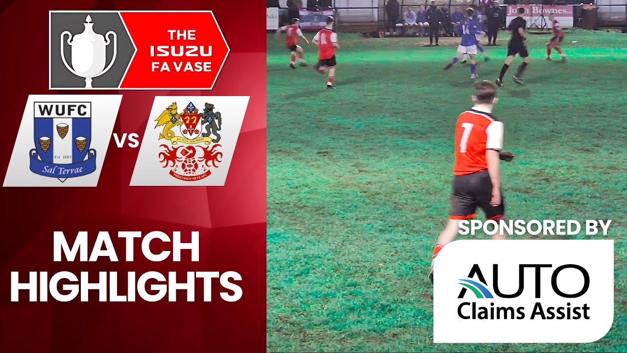FA Vase Match Highlights |  Winsford United vs Prestwich Heys | 13/12/2025