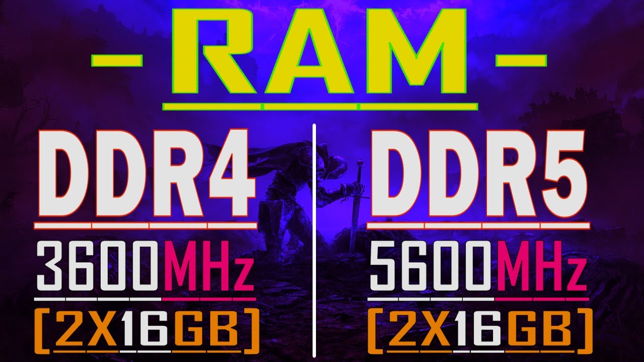 3600Mhz (DDR4) vs 5600Mhz (DDR5) || INTEL i5 14600K || RAM TEST ||