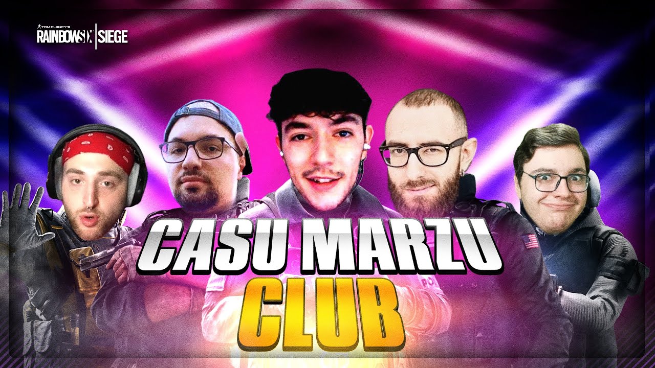 NUOVI PRO PLAYER CRESCONO! Rainbow Six Siege w/ MARZA - MOLLU - PESH - RAGESSS