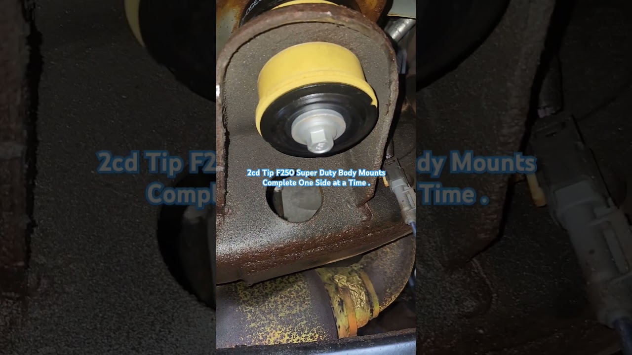 2011 F250 Super Cab Body Mounts  Complete One Side at a Time.  #F250  #ford  #mounts