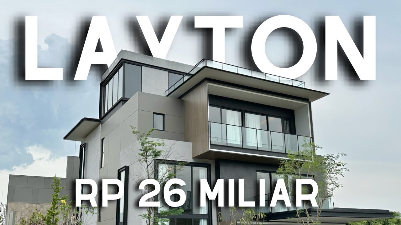 THE MOST LUXURY HOME at BSD City : LAYTON NAVA PARK tipe 15x26 roof garden start from Rp 26M