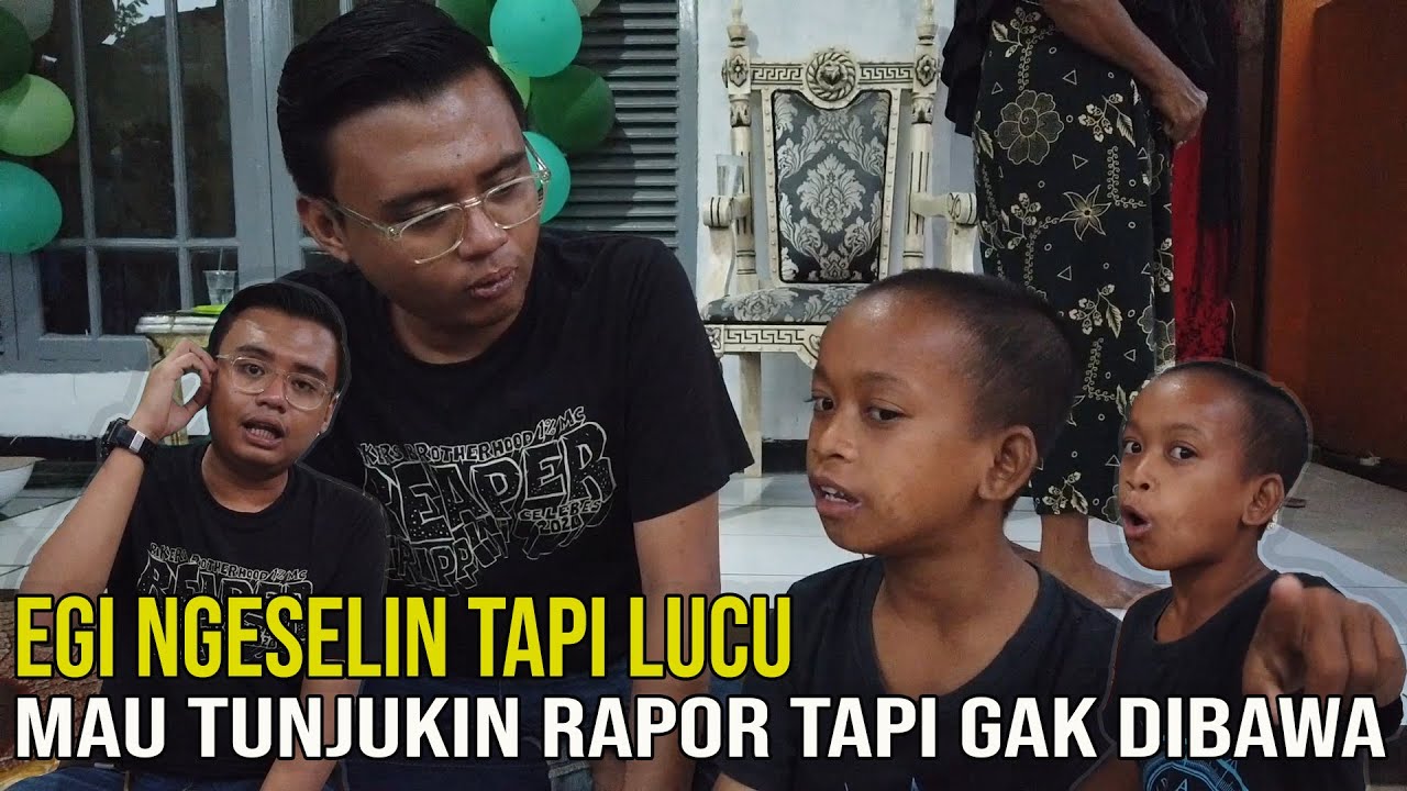 KETEMU EGI DI LEMBUR PAKUAN MAU NUNJUKIN RAPOR MALAH LUPA ENGGAK DIBAWA