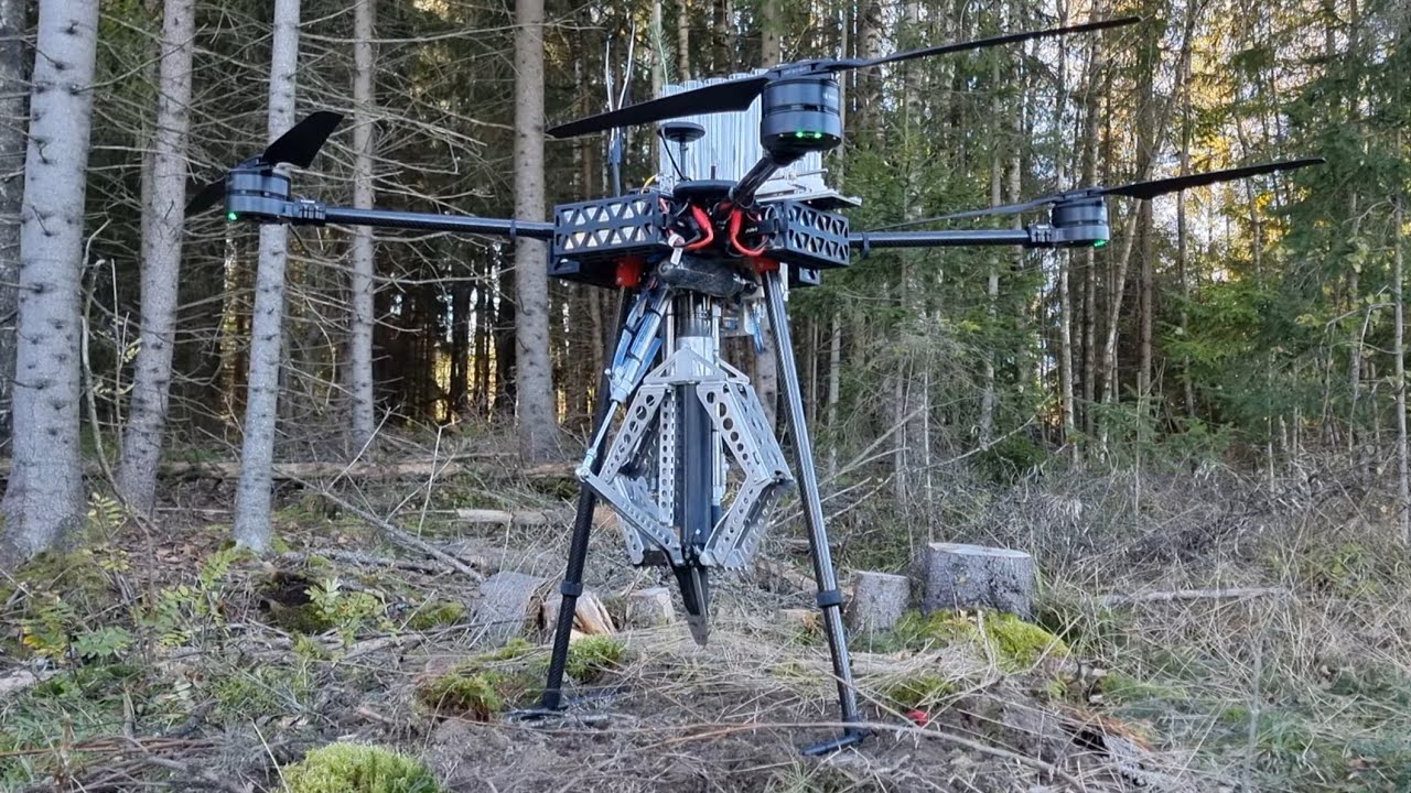 SkyPlanter | Drone-mounted seedling planting system