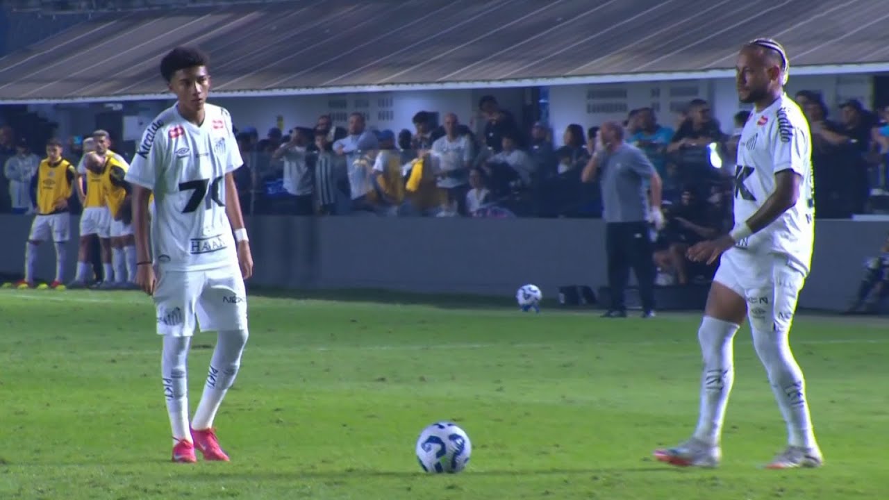 ROBINHO JUNIOR FEZ SUA ESTREIA PELO SANTOS | Robinho Junior vs Flamengo HD 1080i (16/07/2025)