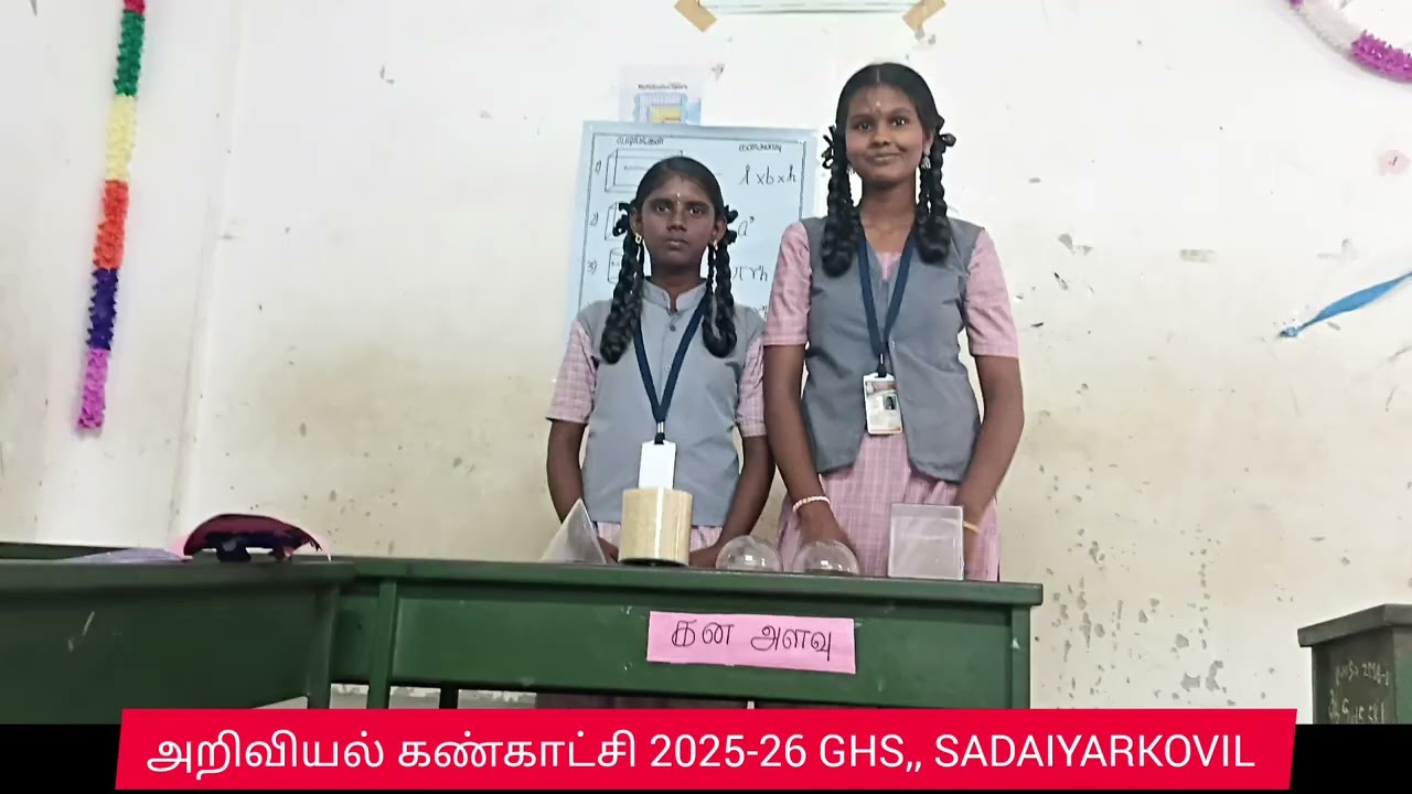 சடையார்கோவில் , அரசு உயர்நிலைப்பள்ளி,அறிவியல் கண்காட்சி-2025-26, தஞ்சாவூர் மாவட்டம்