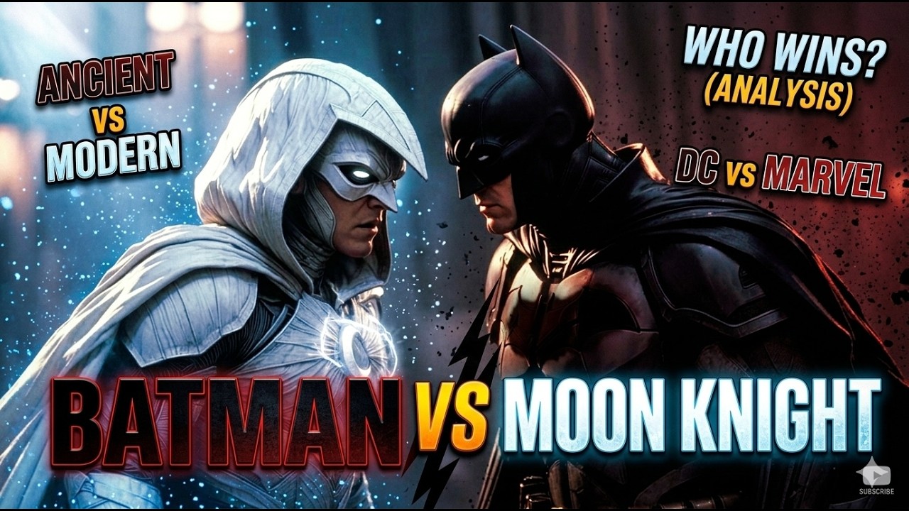 Batman vs Moon Knight.