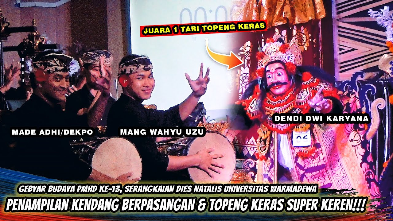 JUARA 1 TOPENG KERAS SUPERSTAR TARUNG BEBAS SE-BALI |GEBYAR BUDAYA PMHD UNIV. WARMADEWA 2024