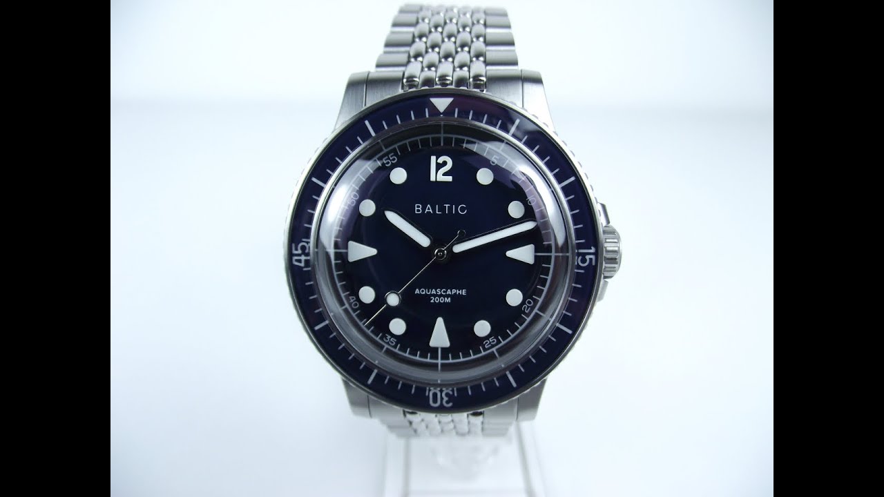 Baltic Aquascaphe MK2 Blue 4K Watch Review
