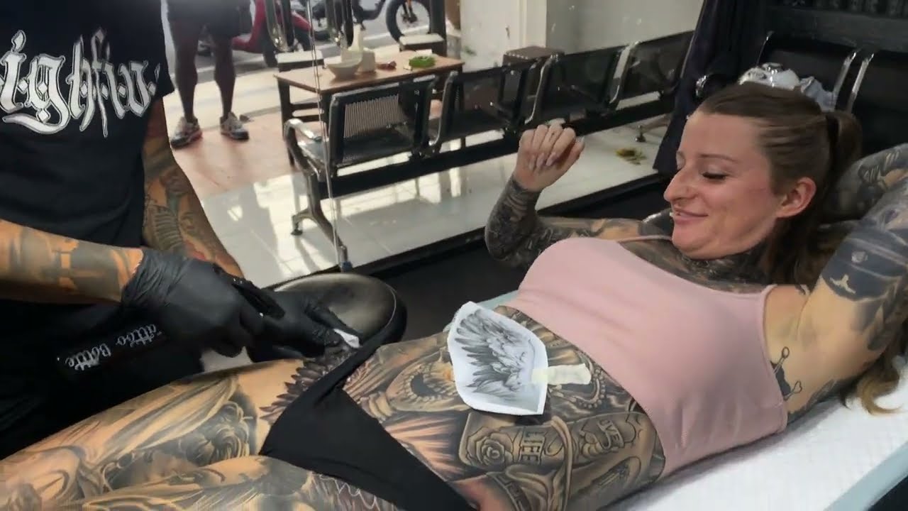Full Body Tattoo‼️Part 6. Beautifull Model Ms.Lorena ,By Dassssart