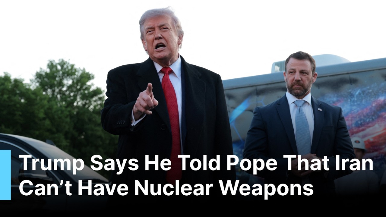 Trump Says He Sent Pope Leo a Stark Message on Iran Through Marco Rubio | AC1G