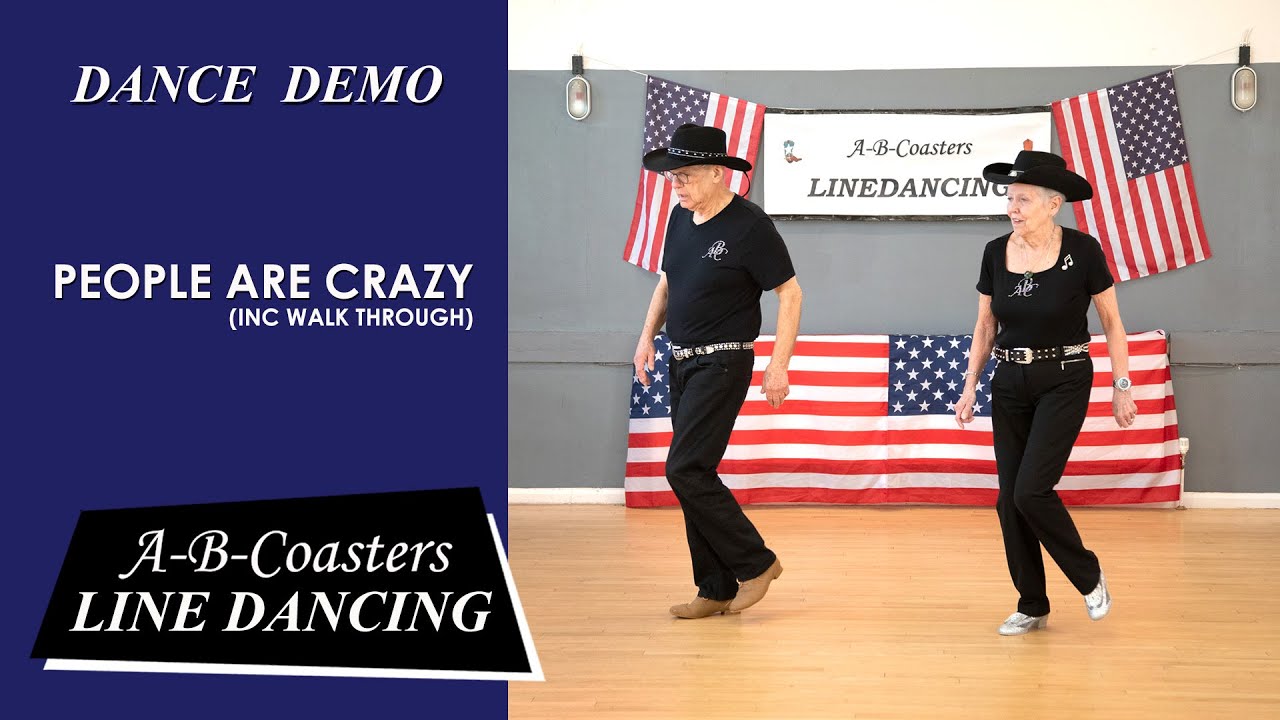 PEOPLE ARE CRAZY - Line Dance Demo & Walk Through