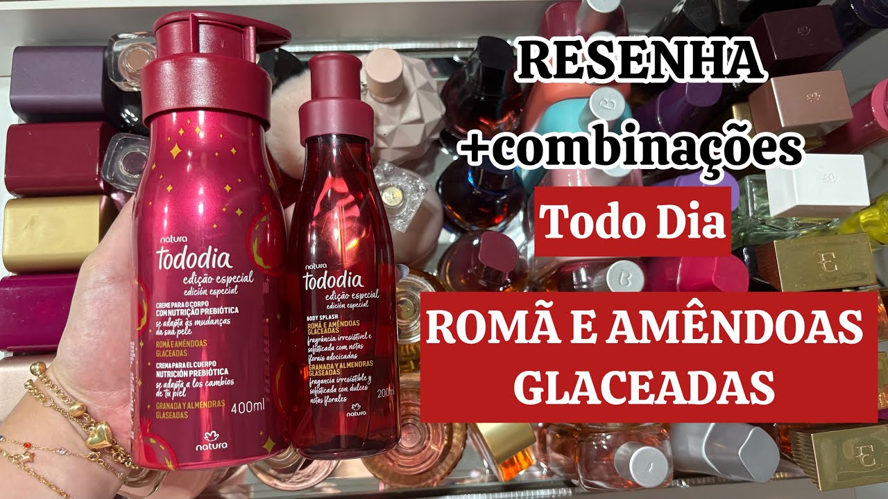 RESENHA + COMBINA&Ccedil;&Otilde;ES COM TODO DIA ROM&Atilde; E AM&Ecirc;NDOAS GLACEADAS ❤️