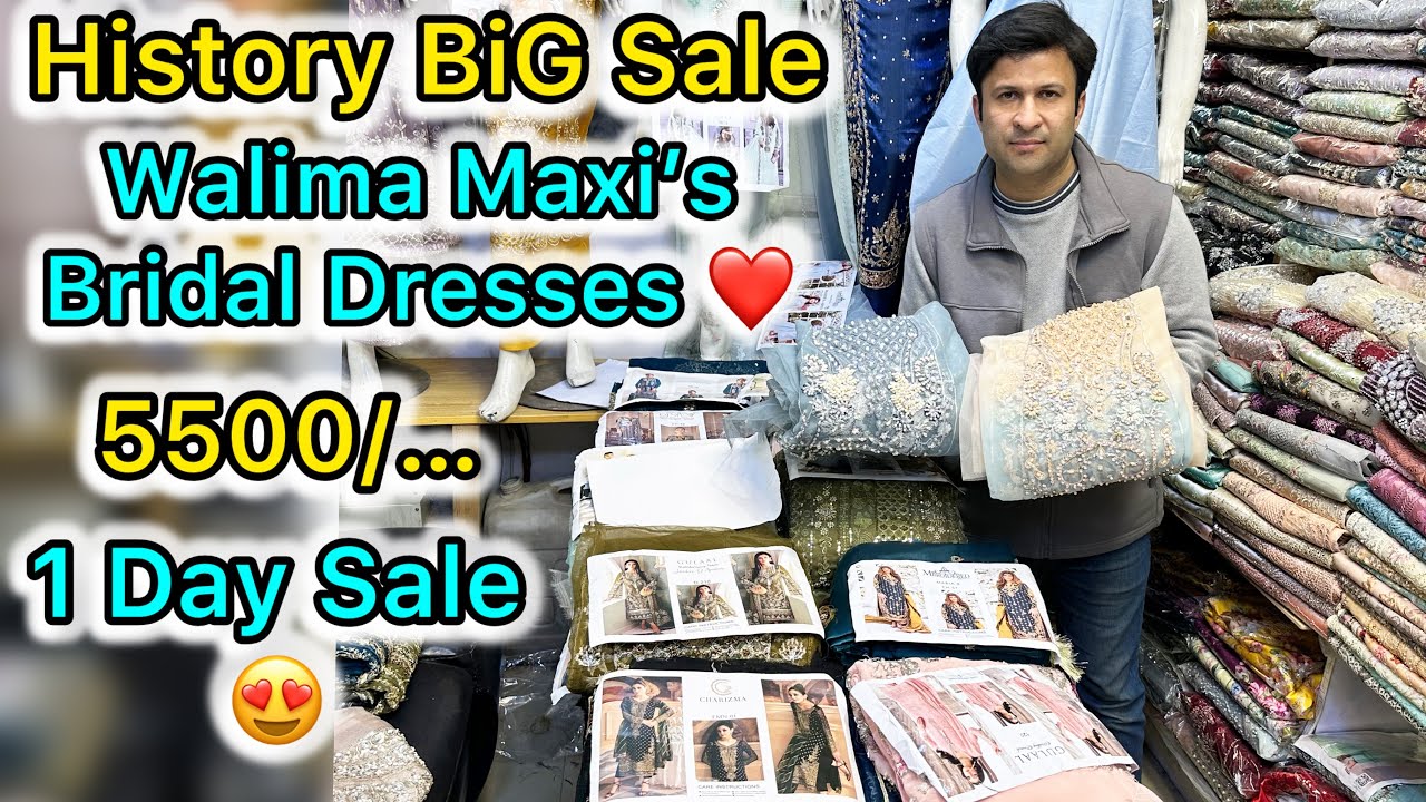 *WEDDING👑SALE*❤️24 Hours 😍Gift Sale🎁Maria~B👌Luxury 💯Bridal Dress 👗Walima😇Baarat💕1Day offer🎉Hurry up