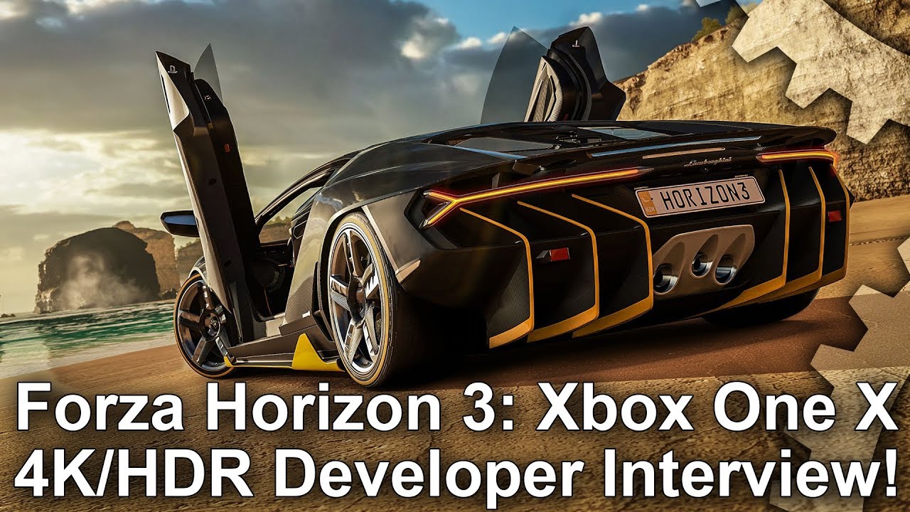 [4K HDR] Forza Horizon 3: Xbox One X Full Developer Interview!