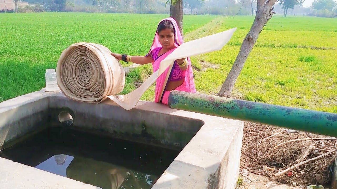 farming tubewell se sinchai Karti mahila kisan || सिंचाई पानी टुवैल|| Pani Ka pumps