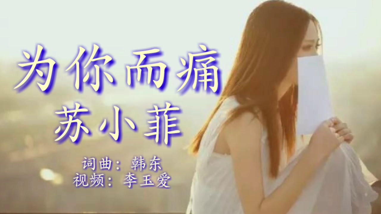 《为你而痛》
演唱：苏小菲
