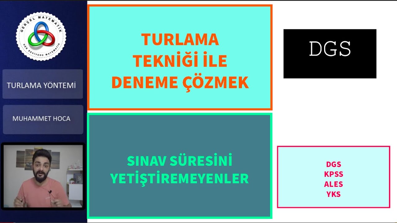 TURLAMA YÖNTEMİ İLE DENEME ÇÖZME 2020 DGS KPSS #2020DGS #DGS #KPSS