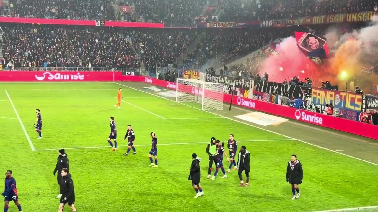FC BASEL 2-1 FC Z&Uuml;RICH - FC BASEL PLAYERS CELEBRATING #oldskoolgunner #swisssuperleague #fcbasel1893