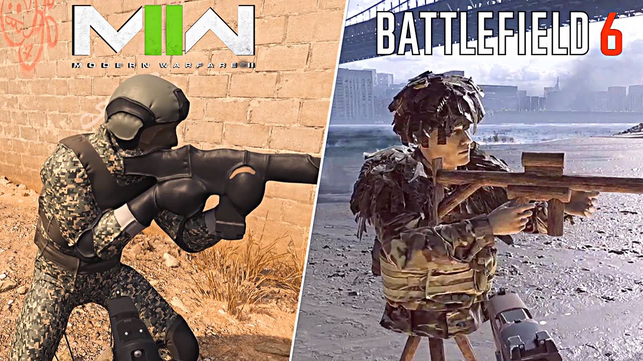 Battlefield 6 vs Modern Warfare II - Graphic, Physics & Details Comparison