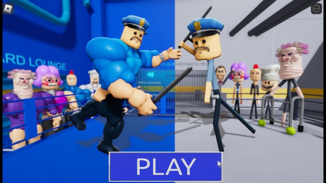 👉 I Escaped Strong vs Weak Police Prison… IMPOSSIBLE?! 😱 (Roblox Obby)