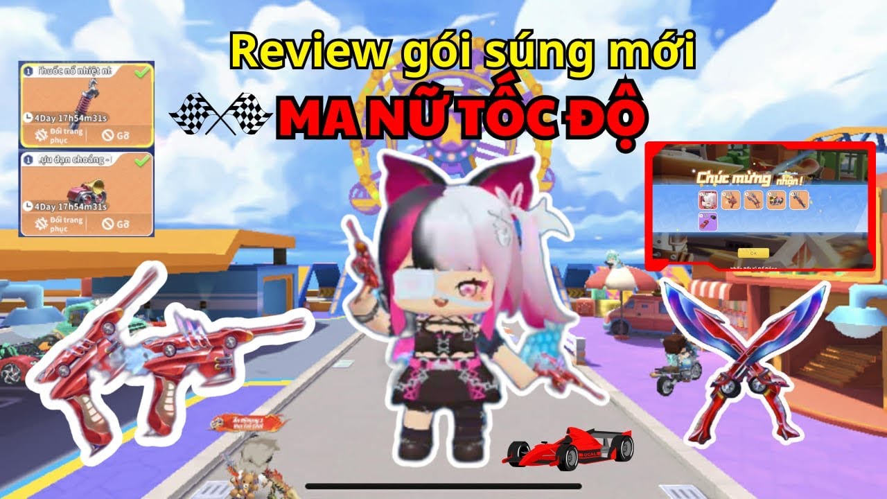 Review gói súng mới: Ma Nữ Tốc Độ siêu đẹp trong Miniworld Royale | Miniworld Royale 2025