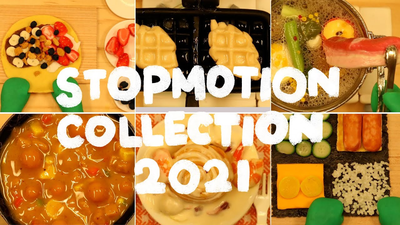 클레이 스톱모션 애니메이션 요리 모음 2021 몰아보기 [Clay StopMotion Cooking Collection]