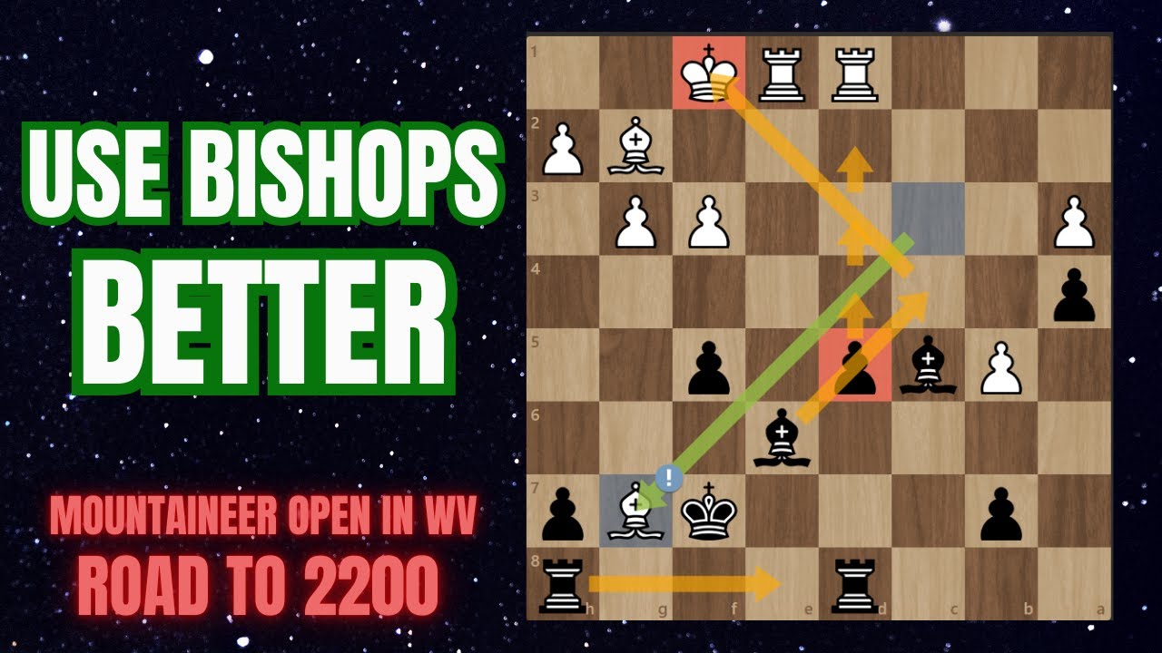 Learning Bishop Middlegames | Mountaineer Open Round 2