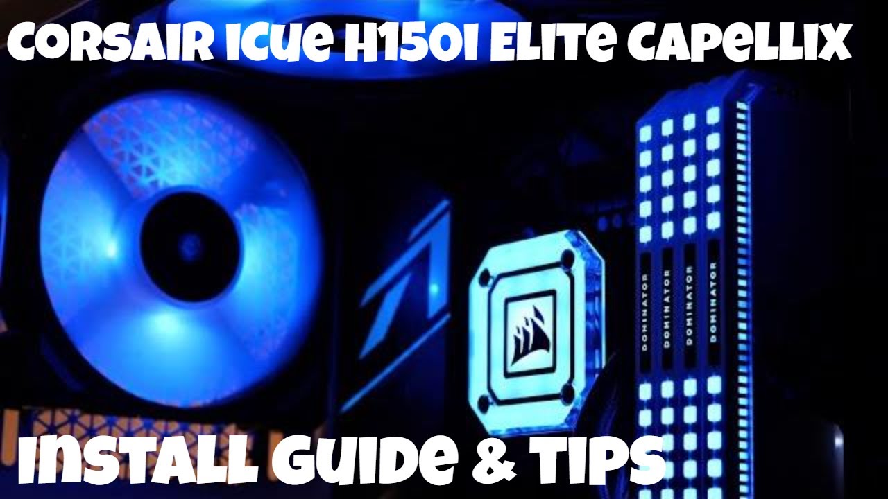 Corsair iCue H150i Elite Capellix AIO Unboxing and installation guide