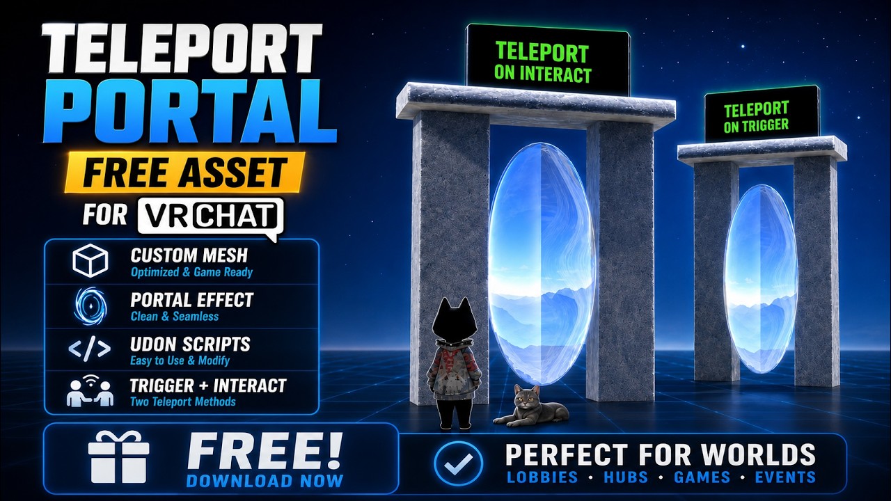 VRChat World Tutorial: How to Make Teleporters