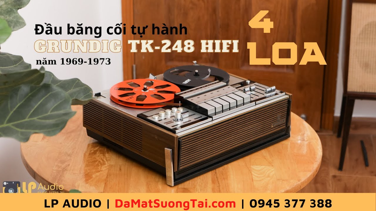 4 LOA của Đầu cối tự hành Grundig tk 248 gía 10tr  || LP AUDIO