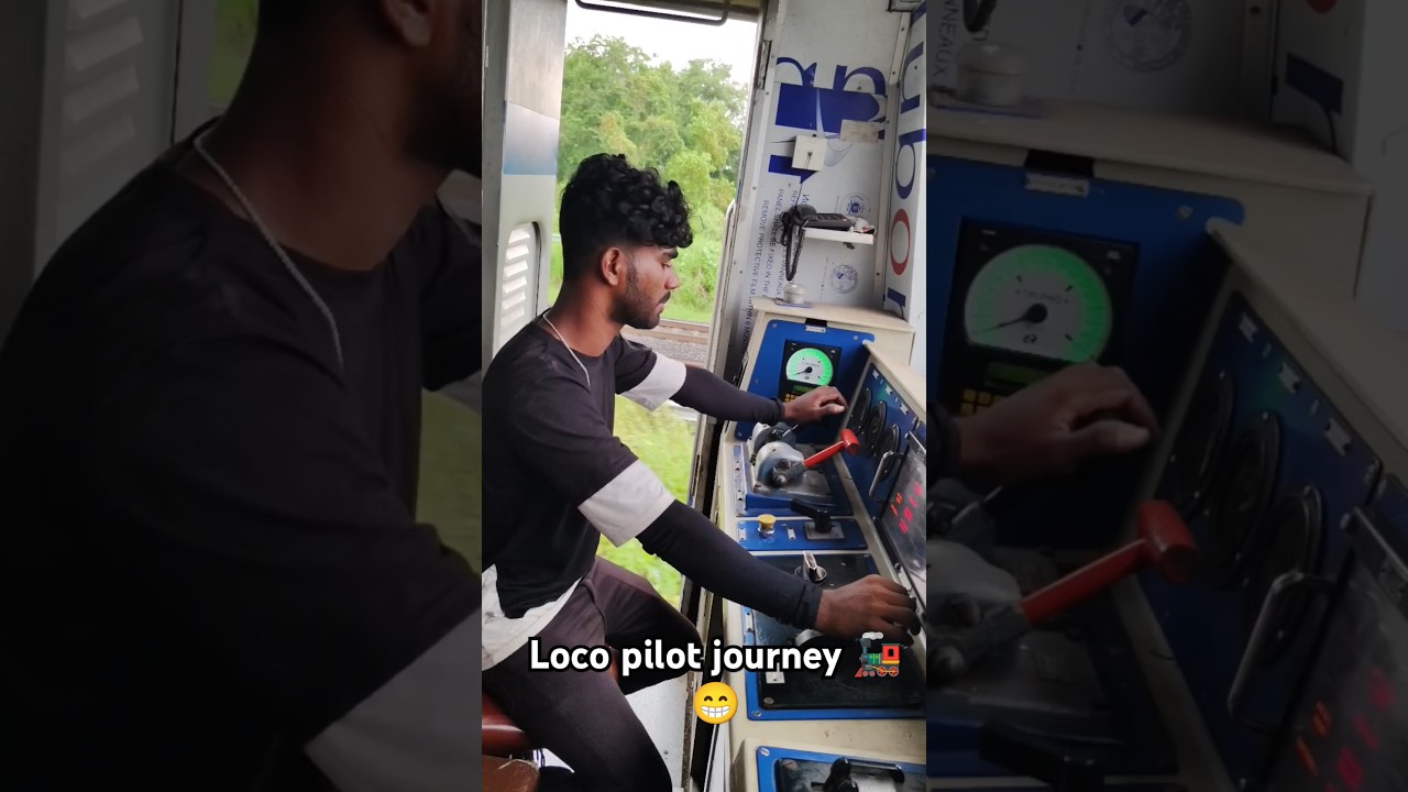 Indian railway shots video working day and loco pilot train travel video 🚂 #indiarailway #irts